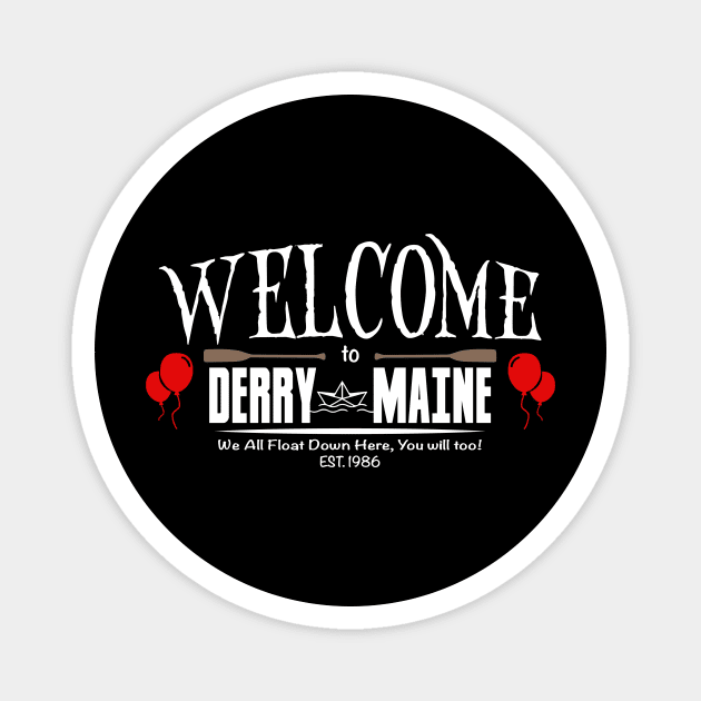 PennyWise - Derry Maine Magnet by DreadfulThreads